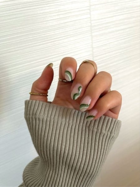 Trendy Short Acrylic Nails