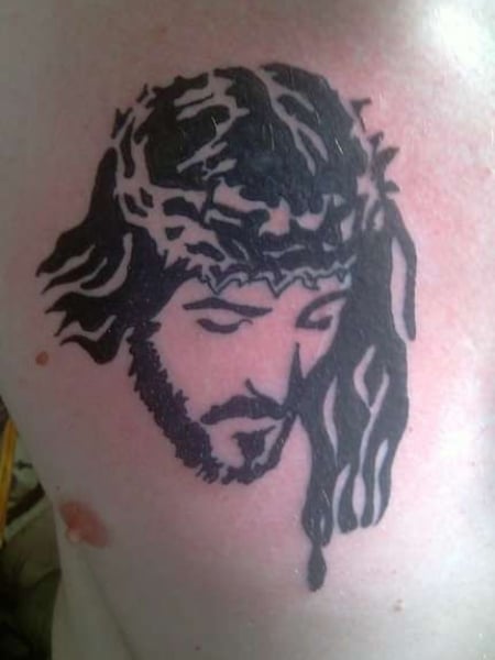 Tribal Jesus Tattoo1