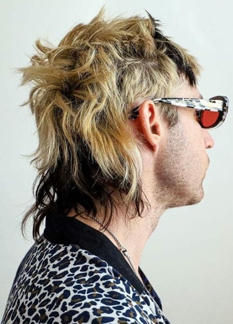 Two Toned Tossed Mullet