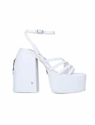 White Platform Heels