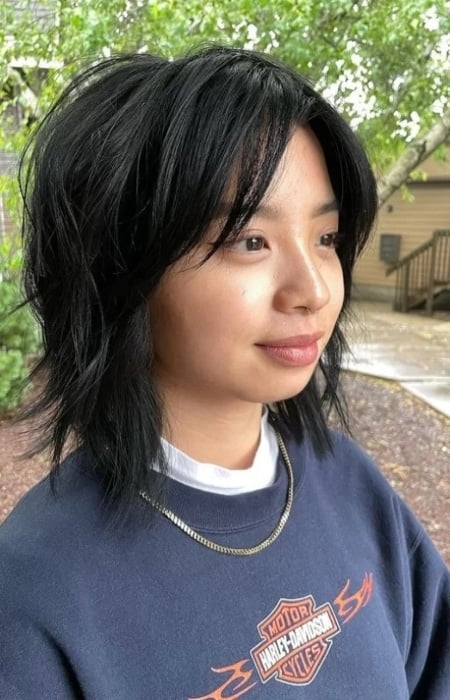 Short Straight Bob Wolf Cut