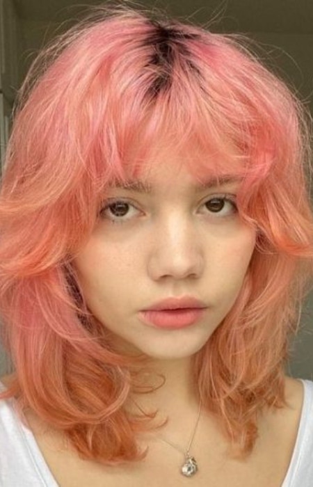 Wolf Haircut With Orange Hair