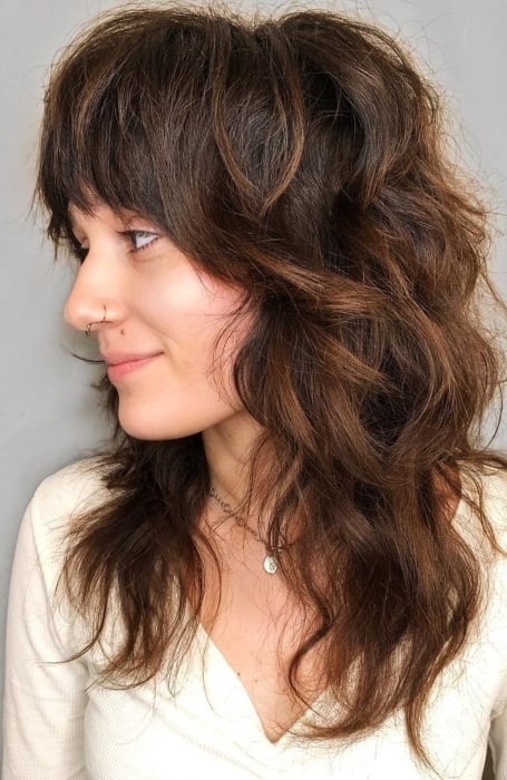 Medium Length Hair Shag Haircut