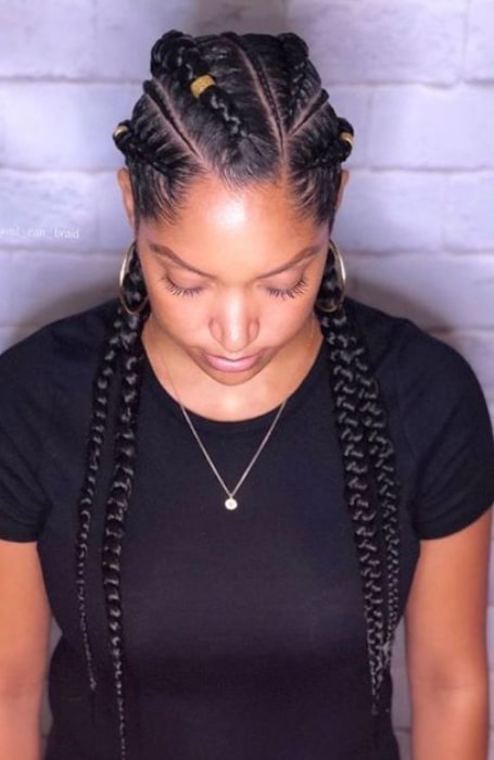 4 Goddess Braids