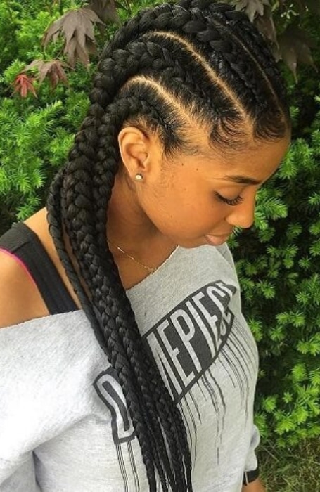 5 Goddess Braids