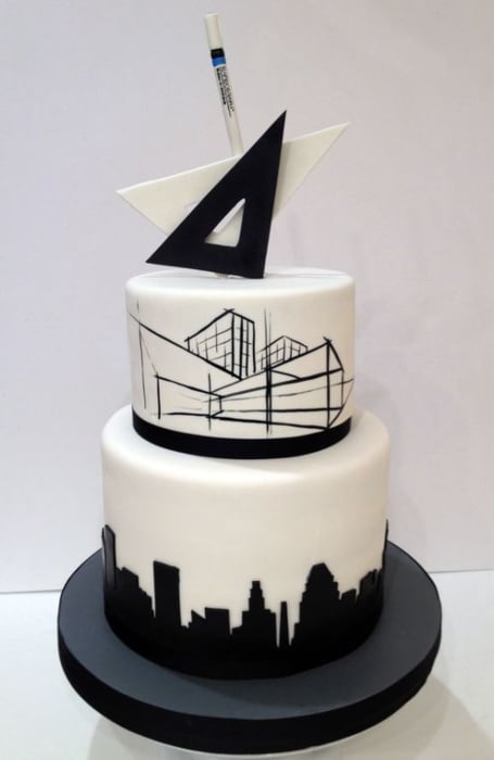 Architecture Graduation Party Cake