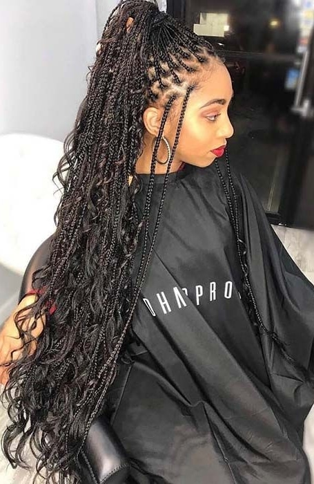 Bohemian Goddess Box Braids