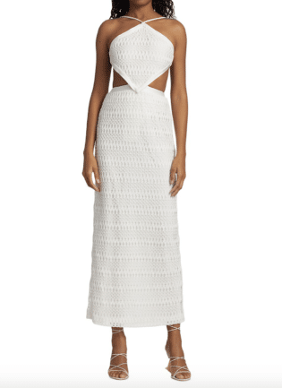Crochet Cutout Beach Dress