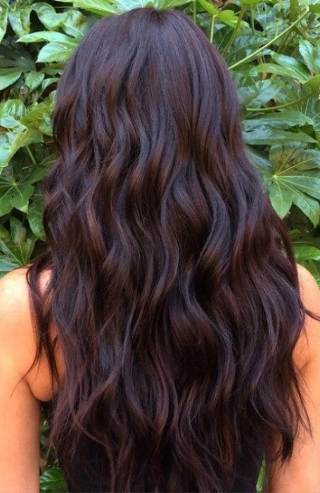 Chocolate Burgundy Hair Color