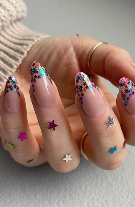 Confetti Nails