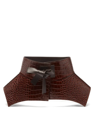 Croc Corset Belt