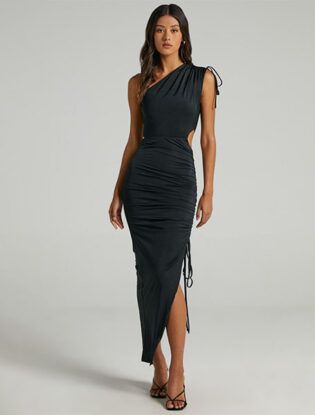 Dionyza Dress In Black | Showpo