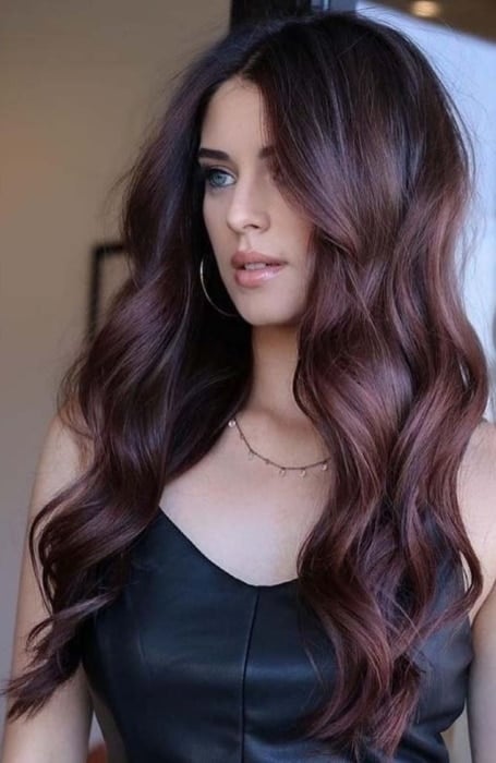 Deep burgundy hair color - try a true color classic