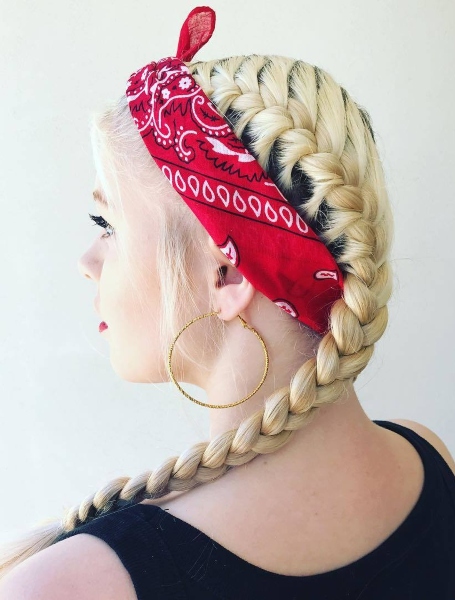 French Braid Bandana 