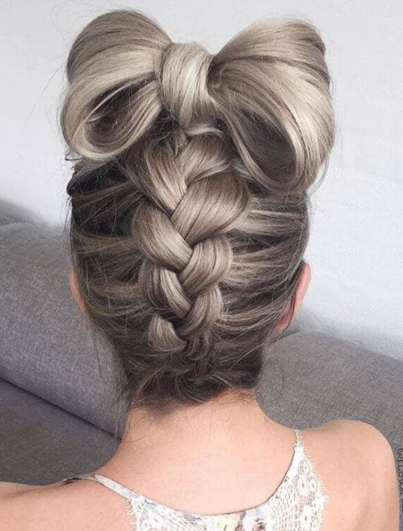 French Braid Bow