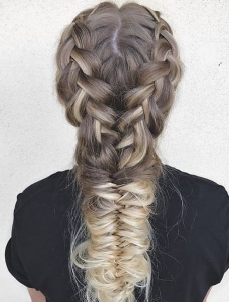 French Braid Ombre