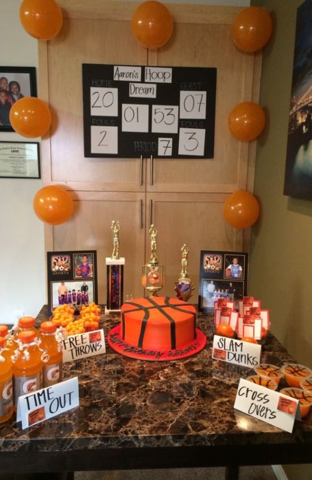 Graduation Theme Basket Ball