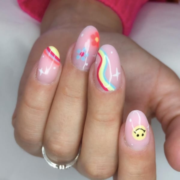 Motherstobe are using nail art to reveal their babys gender   HelloGigglesHelloGiggles