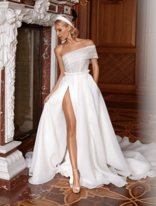 Hight Split Sexy Dressbeaded Ballgown Wedding Dress Off | Etsy Australia