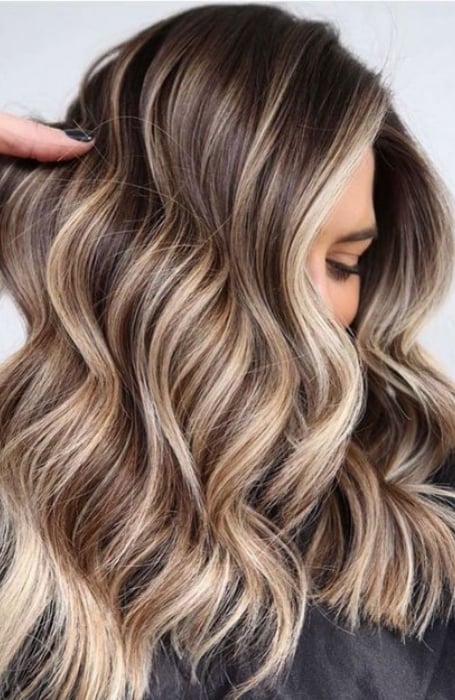 Heavy Light Brown Highlights