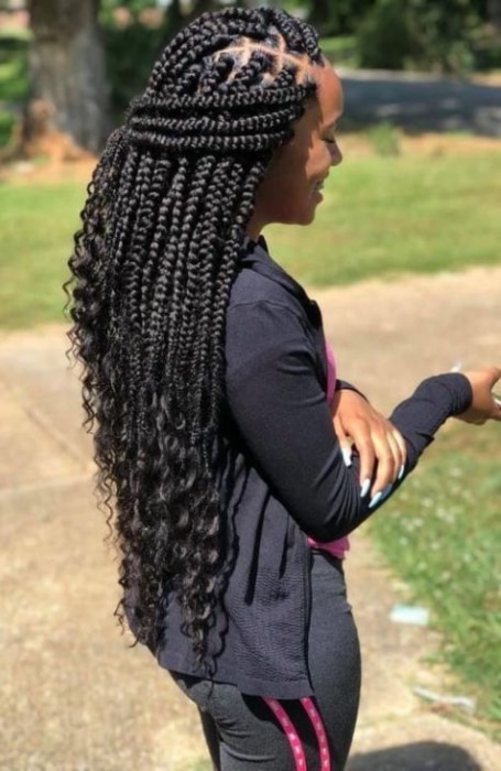 Large Goddess Box Braids