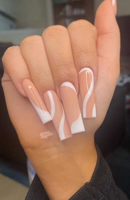 Pin by Tootie🍭 on CLAWS. | Nails, Long square acrylic nails, Tapered  square nails