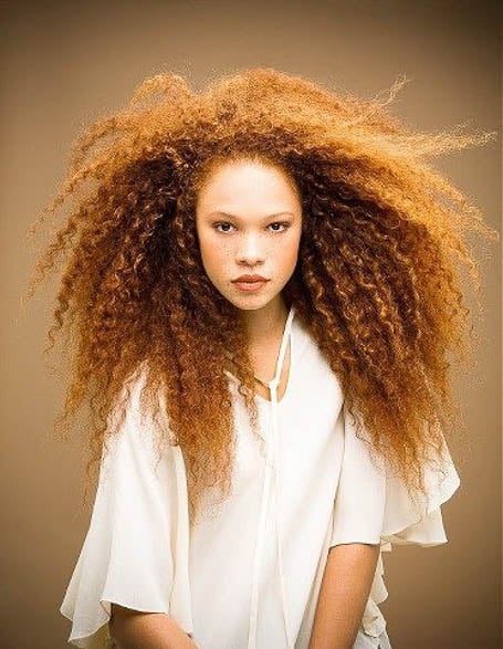 Long Crimped Curly Hair