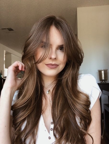 35 Best layered haircuts 2021  Cinnamon Long Layered Haircut