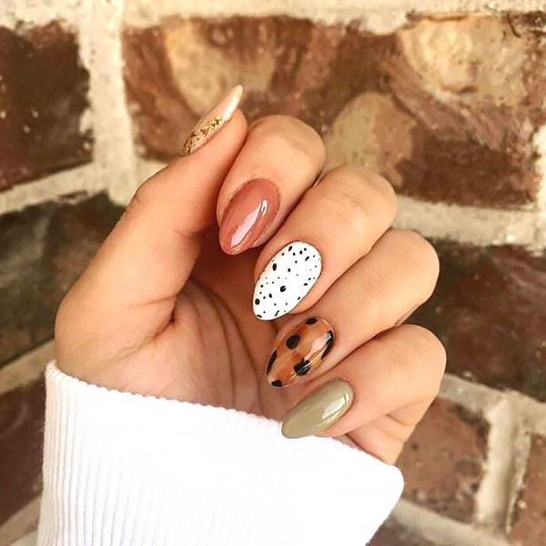 Mix And Match Autumn Nails