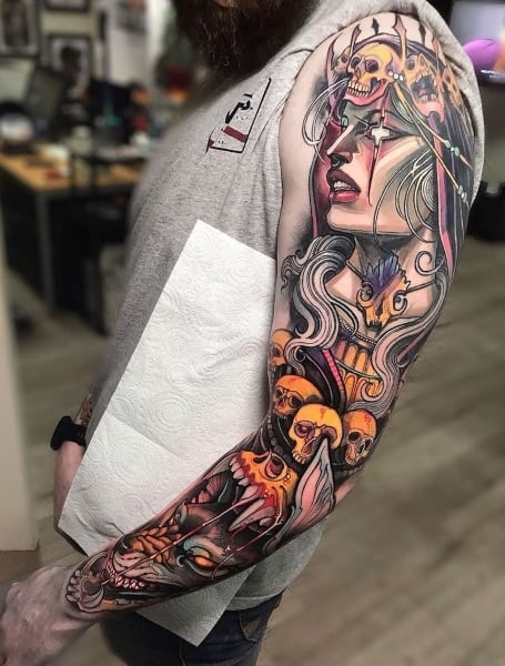 Sea Of Death Tattoo – Tattoo for a week