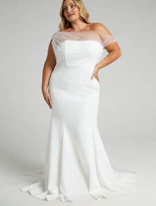 Put A Ring On It Gown In White | Showpo