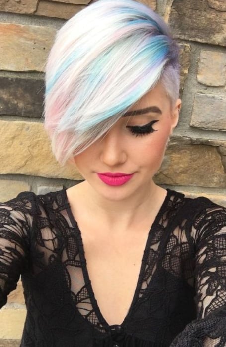 Pastel Pixie Cut