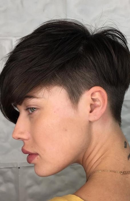 Pixie Cut With Undercut