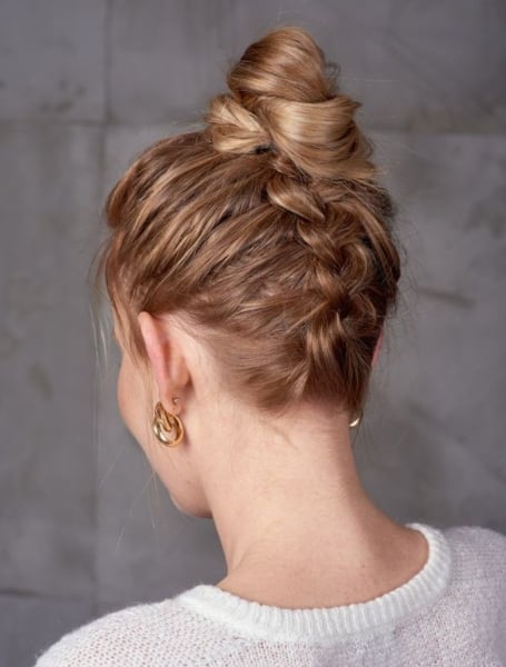 Reverse Dutch Braid