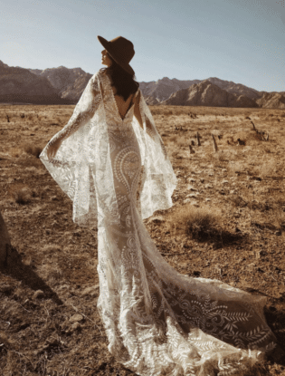 Santorini Boho Wedding Dress Sexy Lace Bridal Dress | Etsy Australia