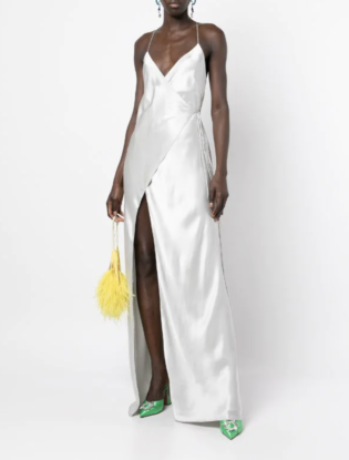 Silk Wrap Dress
