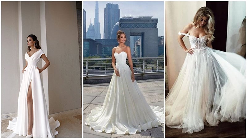 Sexy A Line Wedding Dresses