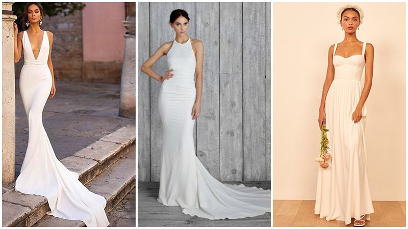 Simple Sexy Wedding Dress