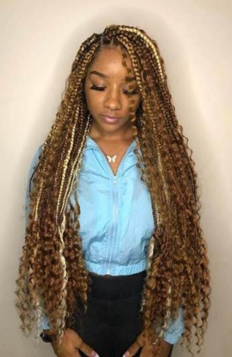 Two Tone Goddess Braids