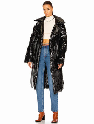 Vinyl Puffer Coats