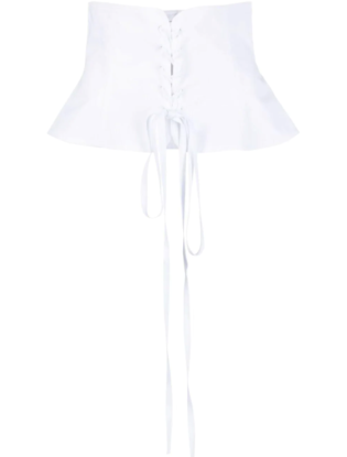 White Crset Belt