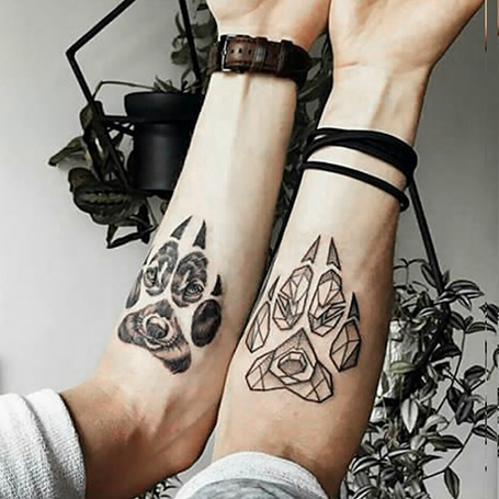 Wolf Paw Tattoo