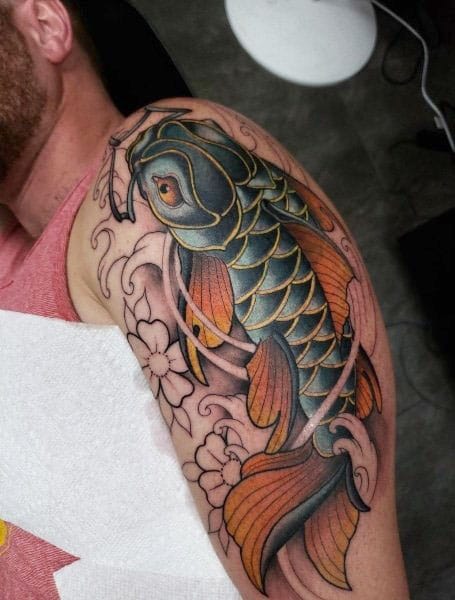 Eo Traditional Koi Fish Tattoo