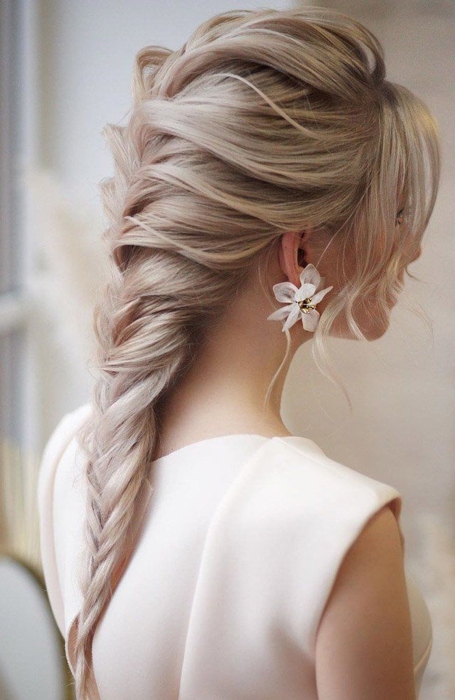 French Braid Wedding