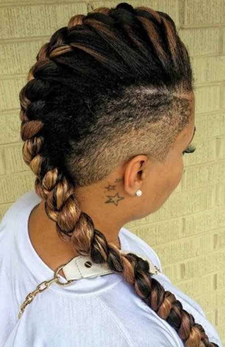 Goddess Braids With Shaved Sides