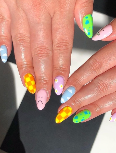 Mix And Match Fun Nails