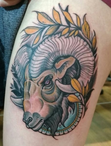 Top 59 Best Ram Skull Tattoo Ideas  2021 Inspiration Guide