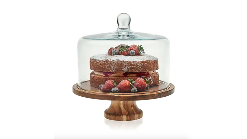 Acaciawood Cake Dome With Lid