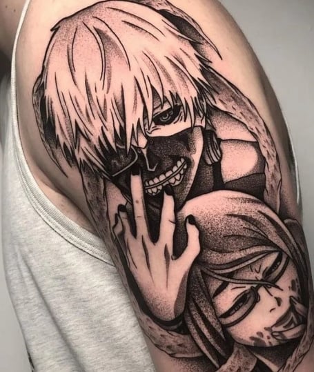 Anime Tattoo Men