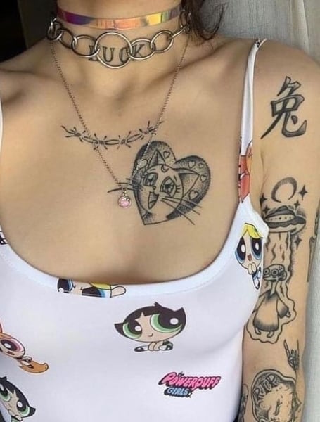 Anime Tattoo Women